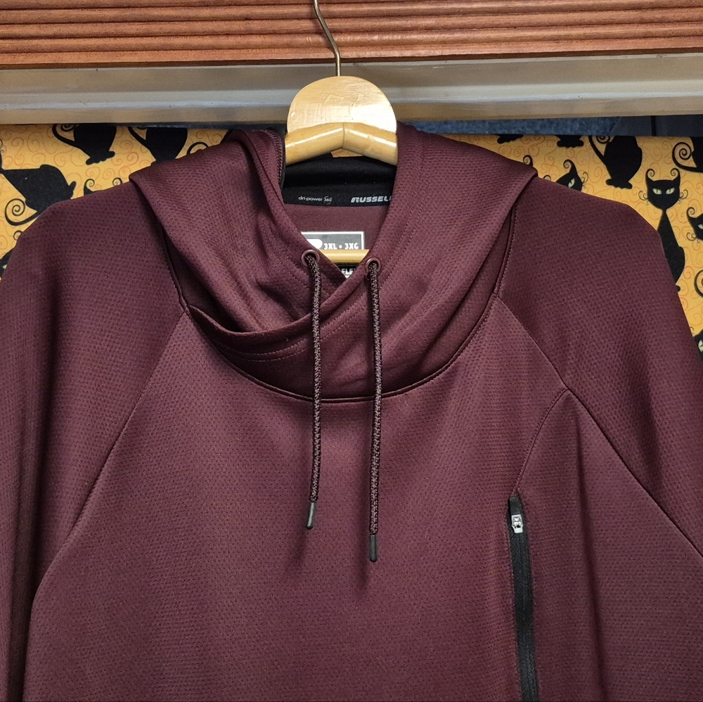 Russell Athletic Men's 3XL Maroon Hoodie - Picture 11 of 12